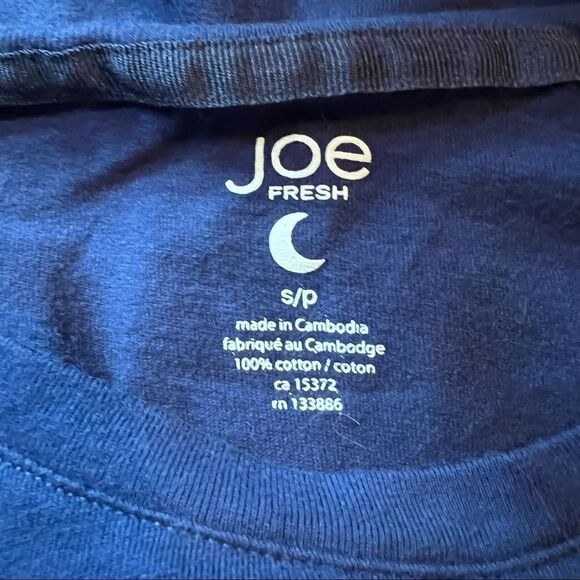 3 for $30! Joe fresh blue long sleeve sleep top - Picture 3 of 6